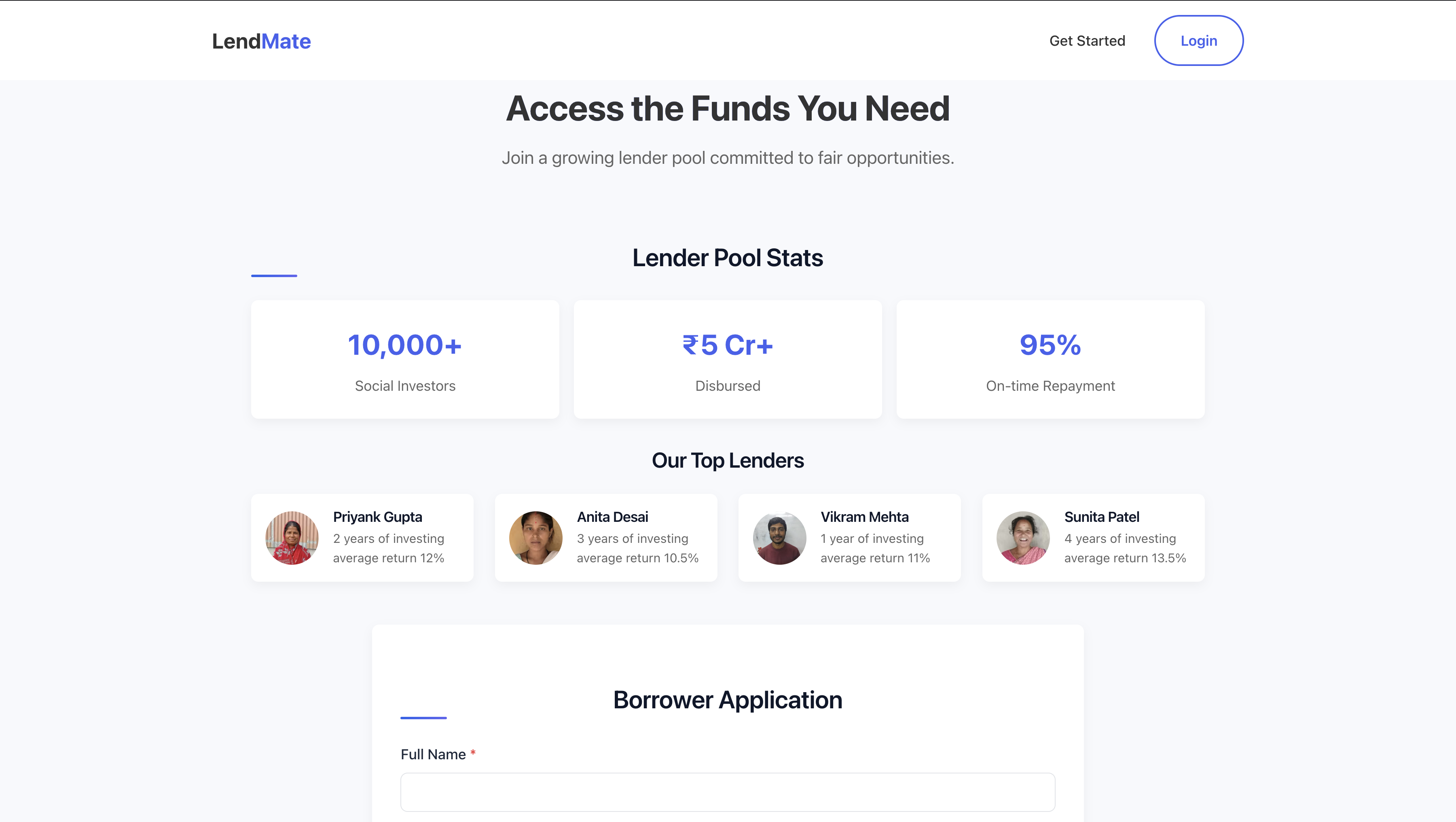 Lendmate Platform